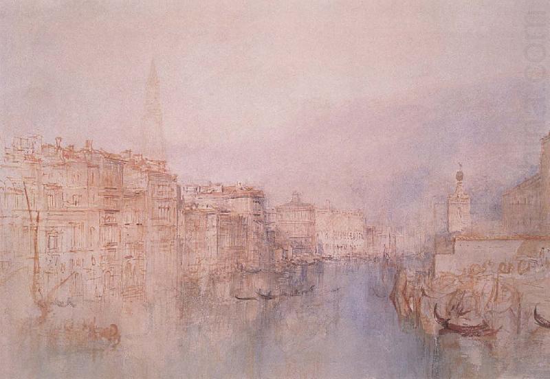 J.M.W. Turner The Grand Canal looking towards the Dogana china oil painting image